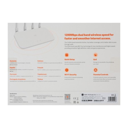 Wi-Fi Wireless Xiaomi Mi WiFi Router 4 (4A), 10/100 Mbit, white-4