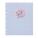 Notebook of 48 sheets in the cage on the crest "Beautiful accents", cover coated cardboard, selective varnish, sparkles, offset block, mix