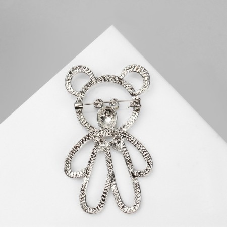 Bear "Bear" toy, black color in silver-1