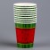 A single -single paper glass "watermelon", 250 ml