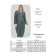 Female dress, size 66, green color