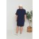 Women's dress, size 66, dark blue color