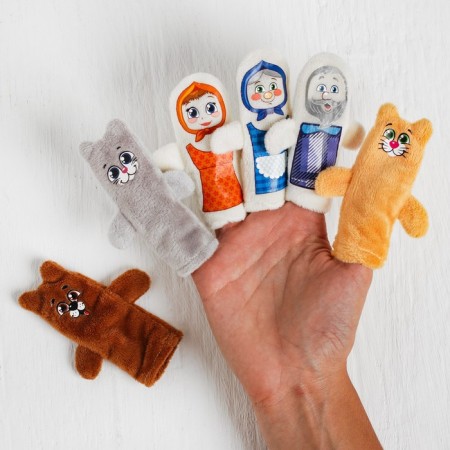 Puppet Theater "Turnip", set of 6 pcs.-2