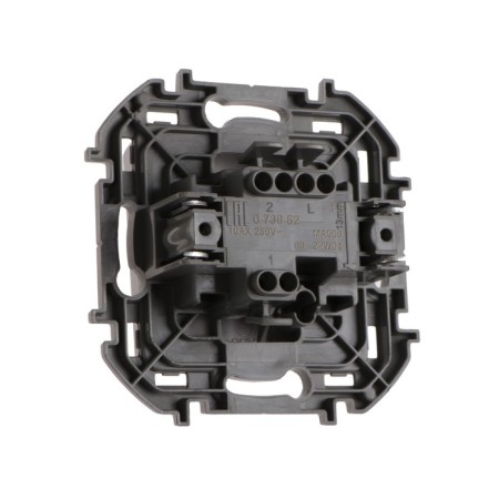Single -valve Legrand Inspiria, 10 AX, 250 V switch, aluminum-1