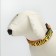 Collar with backlight tiger 3 glow modes Size S, Osh 22-40 x 2.5 cm Orange