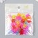 Decor for creativity plastic "Flower" transparent set 50 pcs 1.2x1.2 cm