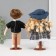 Doll Collectible couple "Lena and Seryozha, Father Clear" Set 2 pcs 21 cm