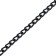 Collar - Metallic a single strain, 55 cm, wire thickness 2.5 mm, black
