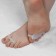 Correctors - separators for the toes, 2 separators, silicone, 7 × 2 cm, pair, white color