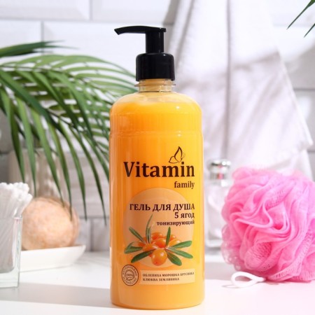 Soul Gel Vitamin Family "5 berries" Tonic, 650 ml