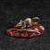 Souvenir "Mouse - Noroshka", brass, amber, 2x3 cm