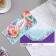 Money envelope "Happy Birthday!" roses, butterfly, 8.3x16.7 cm