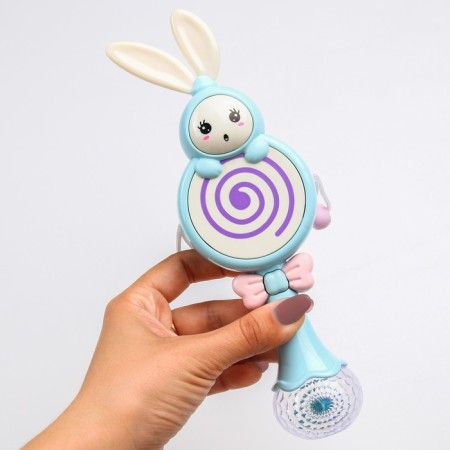 Little Musical Bunny "Bunny", Elastic ears, Mix color, Kroshka Me-2