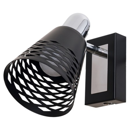 Wallness Nastya Gerhort G81043/1wch BK, 1x40W, E14, 16x18x10 cm, chromium color