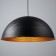 Lamp "Ametrin" 3HE27 40W black and gold 58x58x26-126 cm