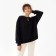 Female sweatshirt Minaku: Casual Collection Color Black, size 42-44