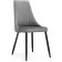 Stol on a metal frame is dark gray bark, metal/velor, black/gray 49x60x95 cm