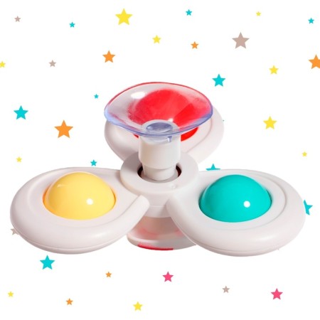 A set of spinners on the suction cup "Funny animals", 3 pcs.-9