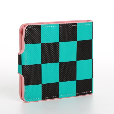 The wallet on the button, the color is green/black-1