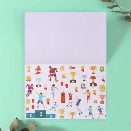 Stickers in the book "Sport" + 3 backgrounds 20.7x14.2 cm-9