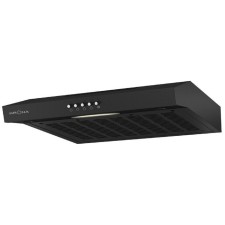 Вытяжка KRONA ERMINA 600 BLACK PB, плоская, 455 м3/ч, 3 скорости, 60 см, чёрная