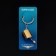 Cartage keychain, gearbox lever, golden