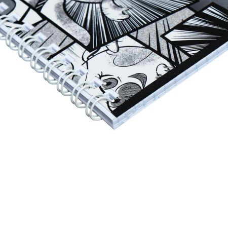 Notepad A6 40 sheets in a cage on the crest "Smeshariki, cover shaking cardboard, UV-lak, block 65 g/m2, mix-7