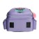 Frame backpack 36 x 28 x 20 cm, Grizzly, + keychain, lilac