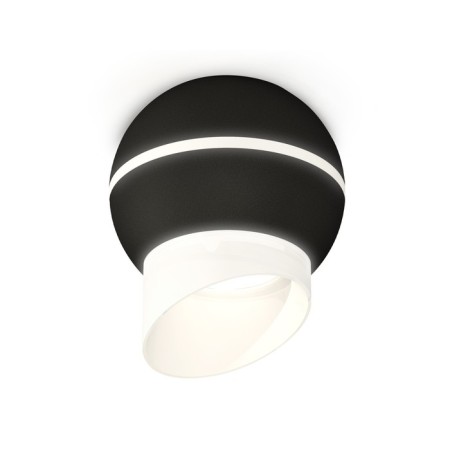 Lumber of the overhead Ambrella Light, XS11102043, MR16 GU5.3 LED 3W, 4200K, black sand, white matte