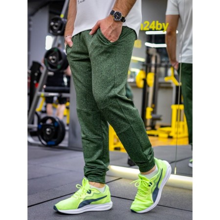 Pants male ise, size 52, green color-4