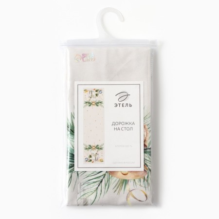 New Year. Exercise Ethel "Spruce Mood" 40x149 cm, 100% cotton, sarzha 190 g/m2-8