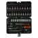 A set of end heads and bit Kingqueen Wib-10007, ratchet 72 tooth, 1/4 ", 46 items
