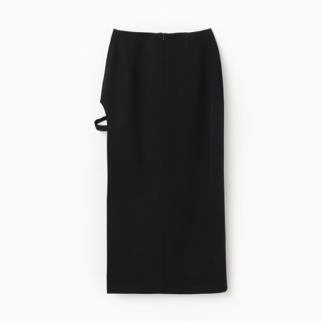 Women's skirt Midy Minaku: Classic Black Color, Rr. 48-10