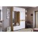 ANTRESOL Two -door "BUY", 800x350x400, oak craft gold/white tree