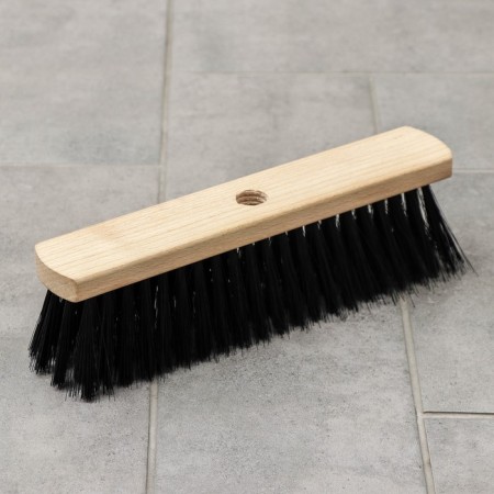 Shcheste for sweeping the floor, with Euro -cutting, 28 × 5 × 1.6 cm, 80 bundles, beech, synthetic bristles