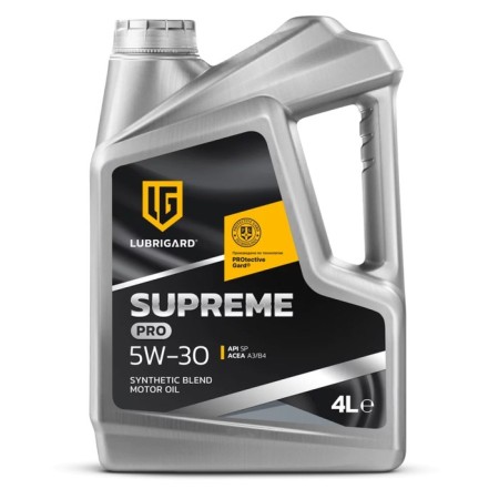 Motor oil Lubrigard Supreme Pro 5W-30, semi-synthetic, 4 liters
