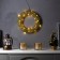 LED figure "Wreath" 30 cm, metal, AAX3 batteries (not in the kit), glow warm white