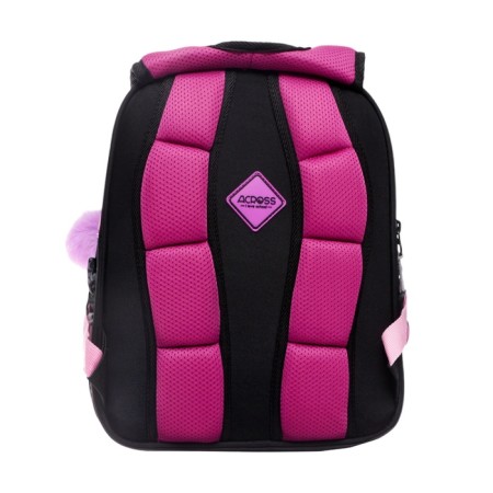 School backpack by Ergon. Spray Across 178 35*26*14 Virgo + Pen, Mesh Ser/Rose 24-178-10-5