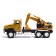 Metal “crane” truck, inertia, doors, light and sound are opened