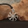 Kolovrat amulet, Pueter metal, art casting