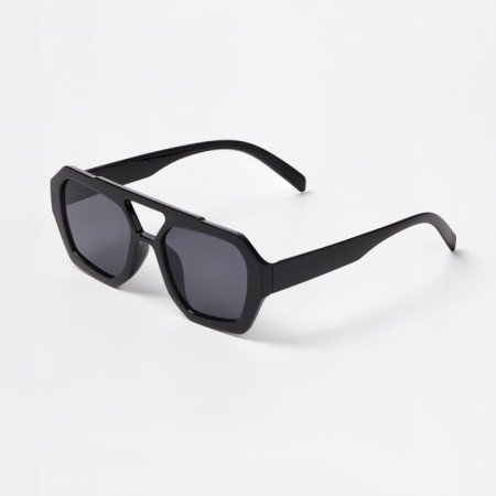 Sunscreen glasses, UV 400, Linza 4.1 x 5.2 cm, width 14.4 cm, pipe 13.8 cm, black frame-2