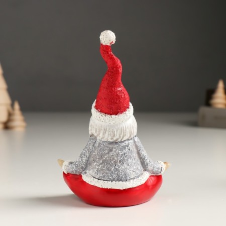 Souvenir Polystone "Santa Claus - Yoga. Meditation" MIX 12x5x10.5 cm-3