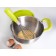 Mixing bowl with Oursson lid, color green apple, 2.8 liters