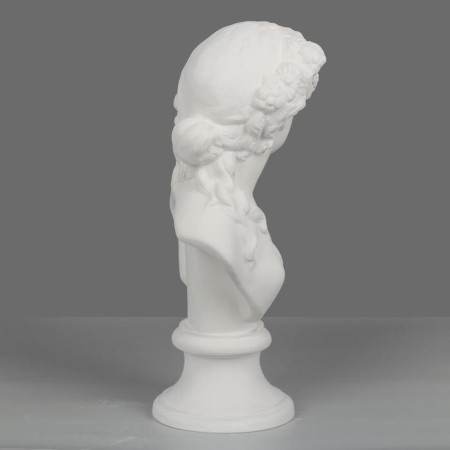 Гипсовая фигура Бюст Флоры, 17.5 х 17 х 40 см-3