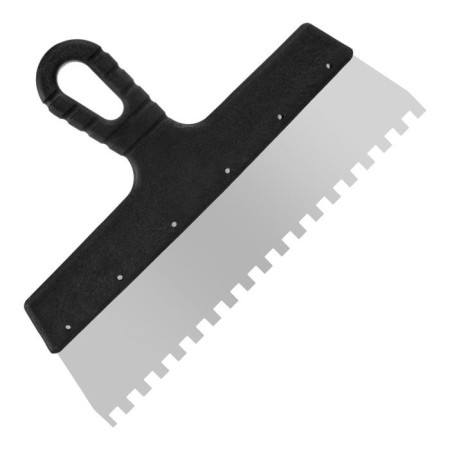 Facade spatula "Remocolor" 12-8-300, stainless steel, plastic, tooth 8x8 mm, 300 mm