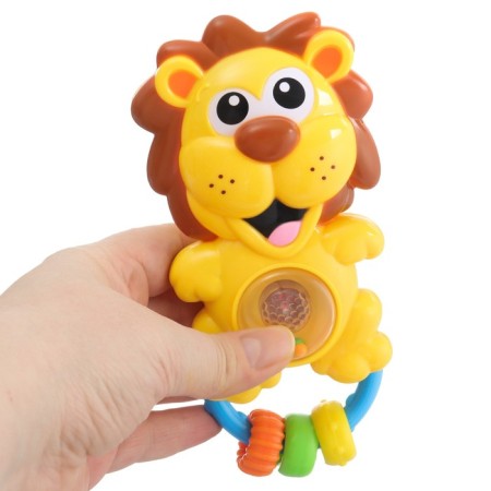 Musical rattle "lion", glows, crush me-4