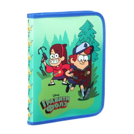 Plastic folder for notebooks A5, on lightning, gravity farz-4