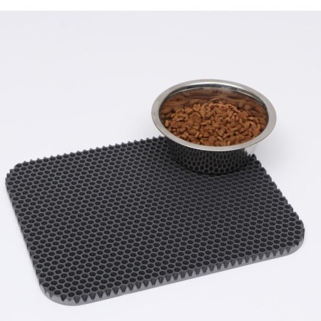 Animal rug EVA, cellular, 27 x 34 cm, gray-2