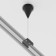 Cable suspension 1 pc, technical tra005WS-31b, 4.1x3.3x200 cm, black color is black
