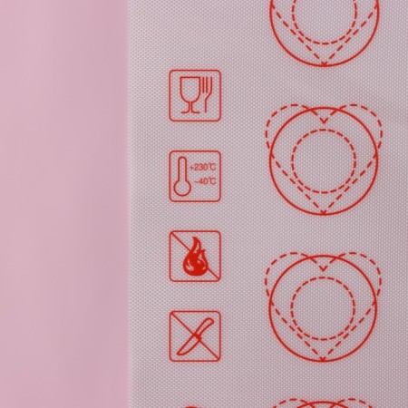 Reinforced rug for pasta "Macaron", silicone, 40 × 30 cm, color mix-2